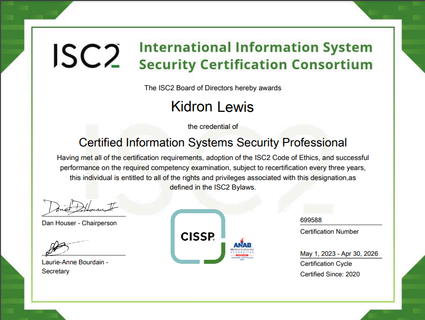 CISSP Certification Thumbnail